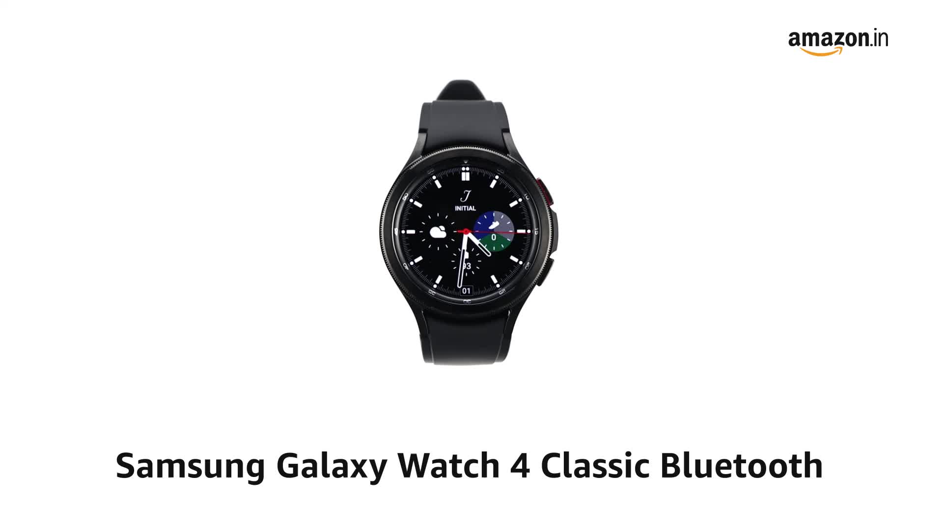 Samsung Galaxy Watch4 Classic Bluetooth(4.6cm, Black, Compatible